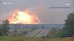 Explosion massive d'un dépôt d'arme en Ukraine