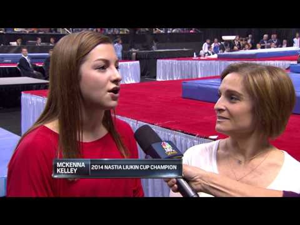 Mary Lou Retton and McKenna Kelley - Interview - 2014 AT&T American Cup
