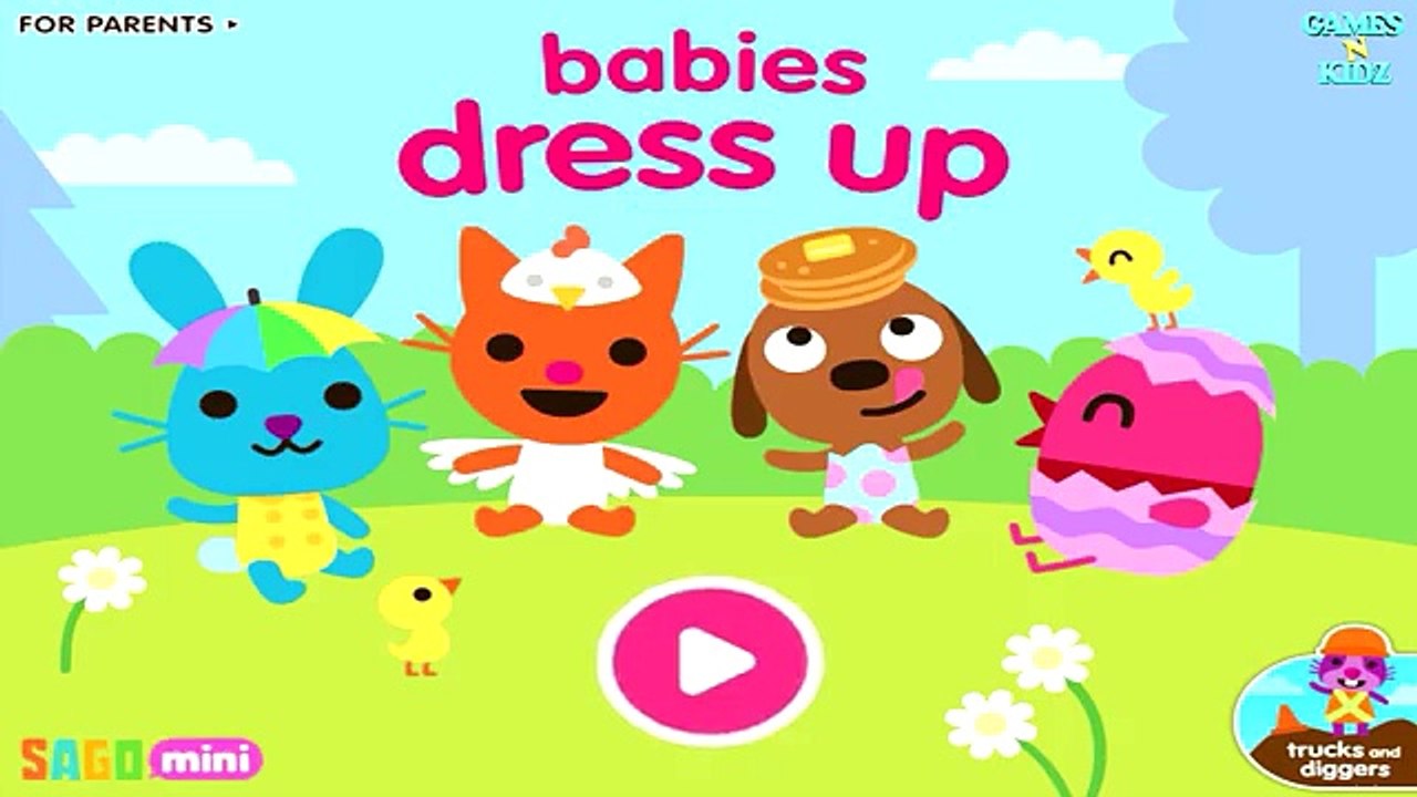 Sago Mini Babies Dress Up: Easter Update - Childrens Dress Up Games - Sago Mini App For Kids