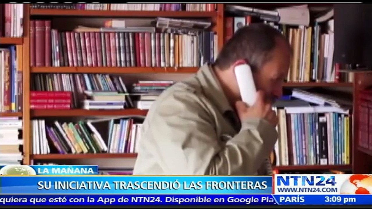 “Esto significa para mí que la lectura puede ser el símbolo de la esperanza”: José Alberto Gutiérrez, creador de la bibl