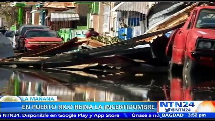 Gobernador de Puerto Rico asegura que la isla está cerca de una crisis humanitaria tras el paso del huracán María