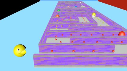 Learn Colors for Children 3D Pacman Candy Balls Surprise Eggs - wms4kids