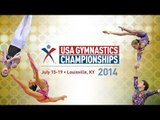 2014 USA Gymnastics Championship - Rhythmic Gymnastics - Jr. Elite Prelims Day 1