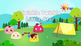Twinkle twinkle Little Star song - Pudding Nursery Rhymes