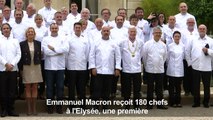 Macron reçoit 180 chefs à l'Elysée, une première