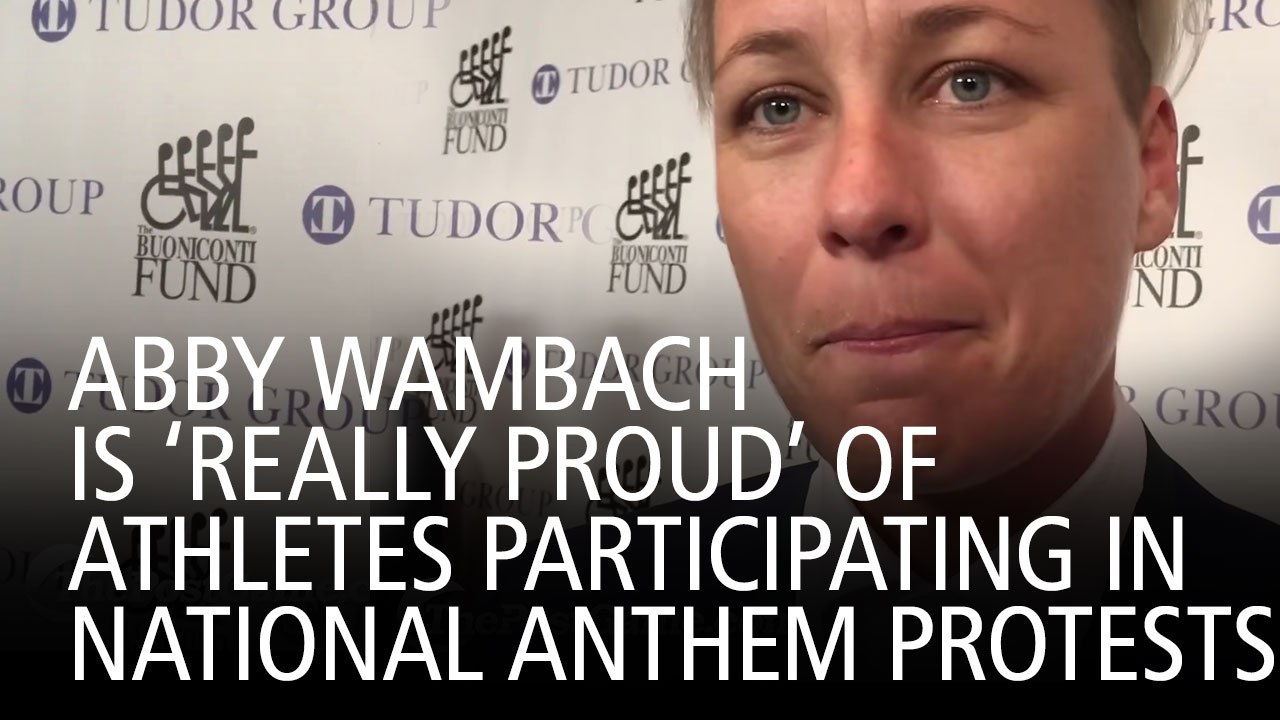 Abby Wambach Is ‘Really Proud’ Of Athletes Participating In National Anthem Protests