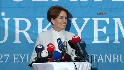 Meral Akşener İstanbul'da Basın Toplantısı Düzenledi