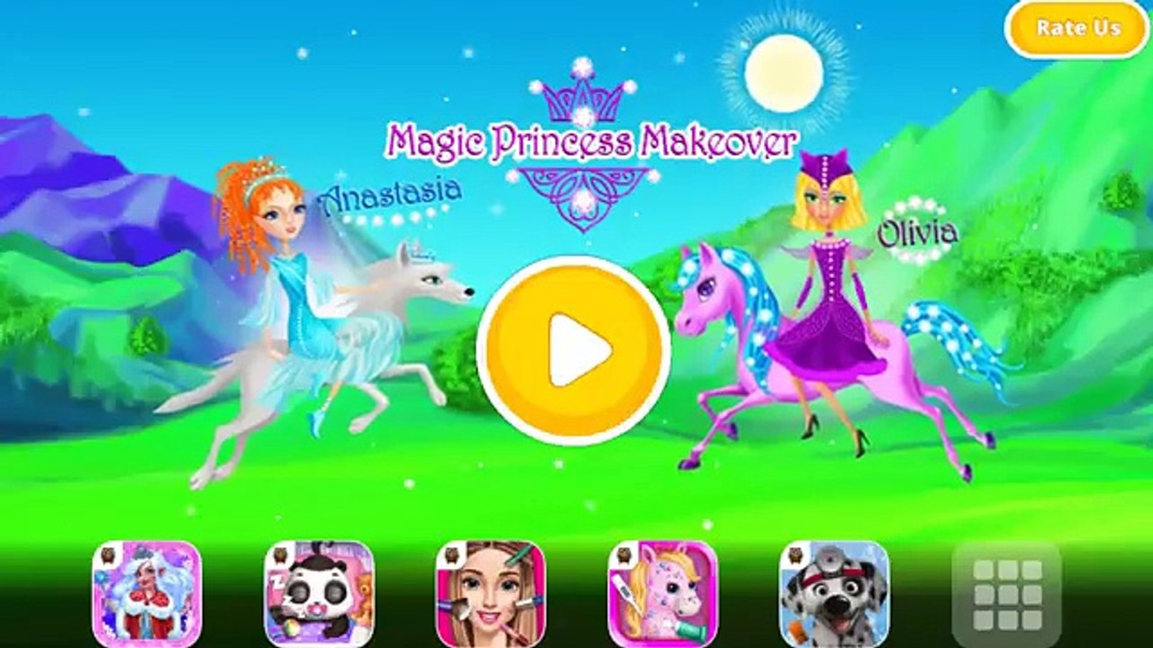 Magic Princess Makeover - Hair & Nail Salon - Fun Kids Games