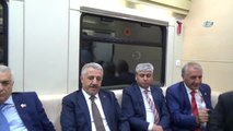 Tiflis'ten Kars'a Btk Demiryolu Hattını Kullanan İlk Tren Geldi