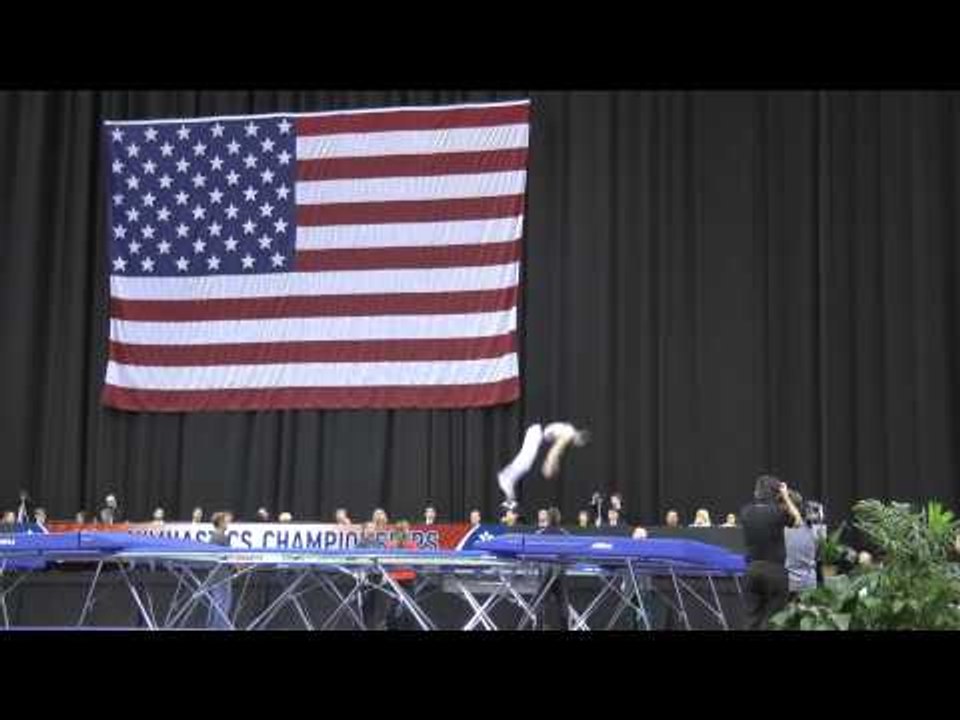 Jeffrey Gluckstein - Trampoline Prelims - 2014 USA Gymnastics Championships