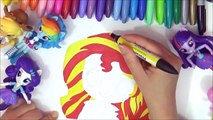MLP Equestria Girls Minis Sunset Shimmer doll Speed-Color! Draw, Coloring Art My Little Pony Video