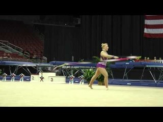 Hannah Walter - Ribbon (AA Finals) - 2014 USA Gymnastics Championships