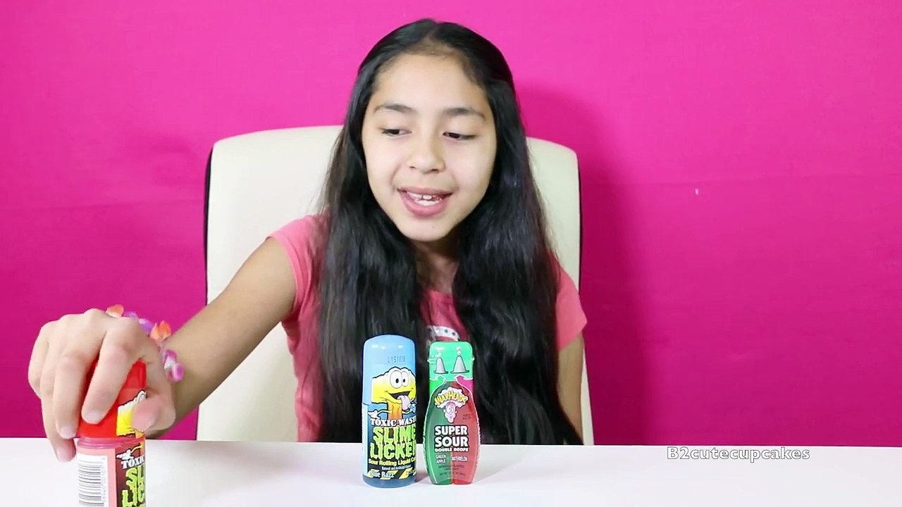 Extreme Sour Candy Taste Slime Licker WarHeads Toxic Waste|B2cutecupcakes
