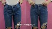How to Downsize Jeans (Resize Waist & Legs!) | WITHWENDY