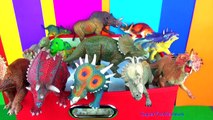 DINOSAUR Box 10 TOY COLLECTION - HORNED DINOSAURS Unboxing Toy Review SuperFunReviews
