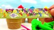 Kids Toddler Learn Teach Colors Toys Children Play Doh Ice Cream Cupcakes Toy Eggs Surprise Bag Tsum