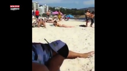 Pour draguer une fille sur la plage, un homme a une technique étonnante (vidéo)