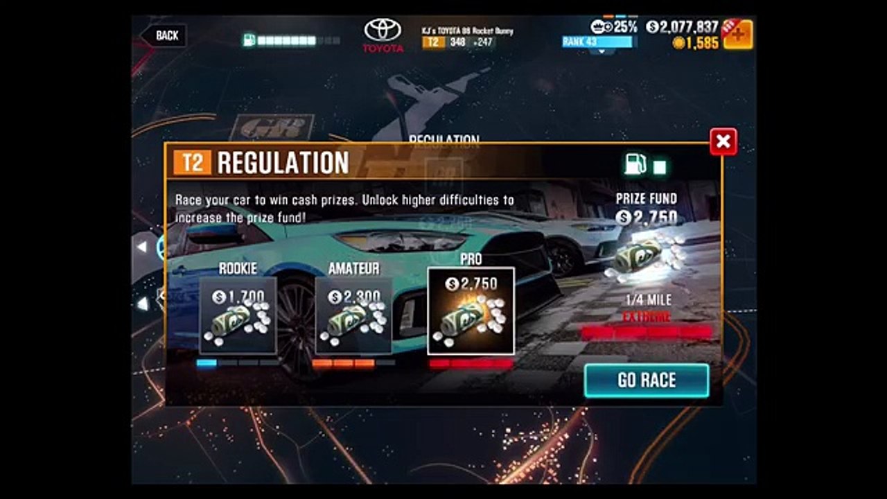 CSR 2: KJS TOYOTA 86 ROCKET BUNNY 12.9XX (BEST TUNE)