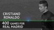 Ronaldo celebrates 400th game for Real Madrid