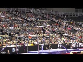Maile O'Keefe - Uneven Bars - 2014 P&G Championships - Jr. Women Day 1
