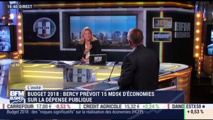 Budget 2018: "La dépense publique elle-même dans son ensemble va s'accroître de 20 milliards d'euros", Gilles Carrez - 27/09