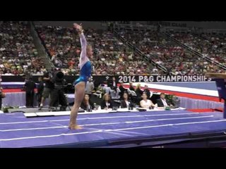 Alyssa Baumann - Vault - 2014 P&G Championships - Sr. Women Day 1