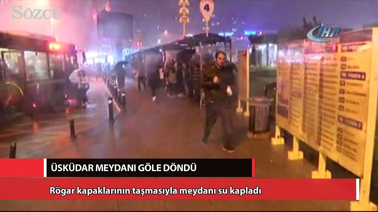 Üsküdar Meydanı göle döndü