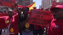 Thousands march against corruption in South Africa