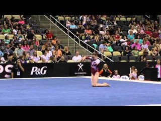 Maile O'Keefe – Floor – 2014 P&G Championships – Jr. Women Day 2
