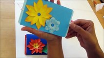 #DIY Art and #craft: #howto make Double slider card / Magic card/ #mothersday card
