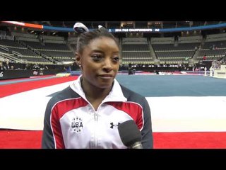 Simone Biles - Interview - 2014 P&G Championships