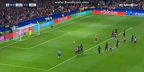 Griezmann   Penalty   Goal  HD  Atl. Madrid 1 - 0	 Chelsea  27-09-2017