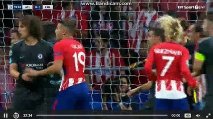 Antoine Griezmann Goal - Atletico Madrid 1-0 Chelsea - 27-09-2017 HD