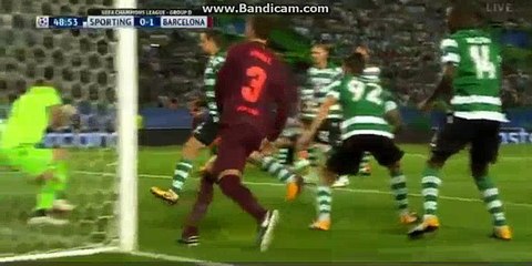 Sebastian Coates Own GOAL HD - Sporting CP 0-1 Barcelona 27.09.2017