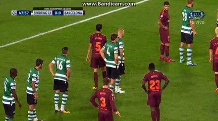 (Own goal) Coates S. - Sporting	0-1	Barcelona 27.09.2017