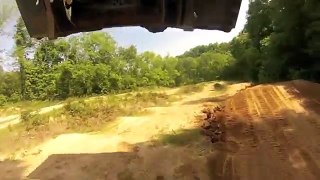 Dirtbike Jump building and Testing with GoPro