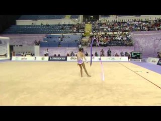 Carolina Rodriguez (ESP) - Ribbon Final - 2014 World Rhythmic Gymnastics Championships