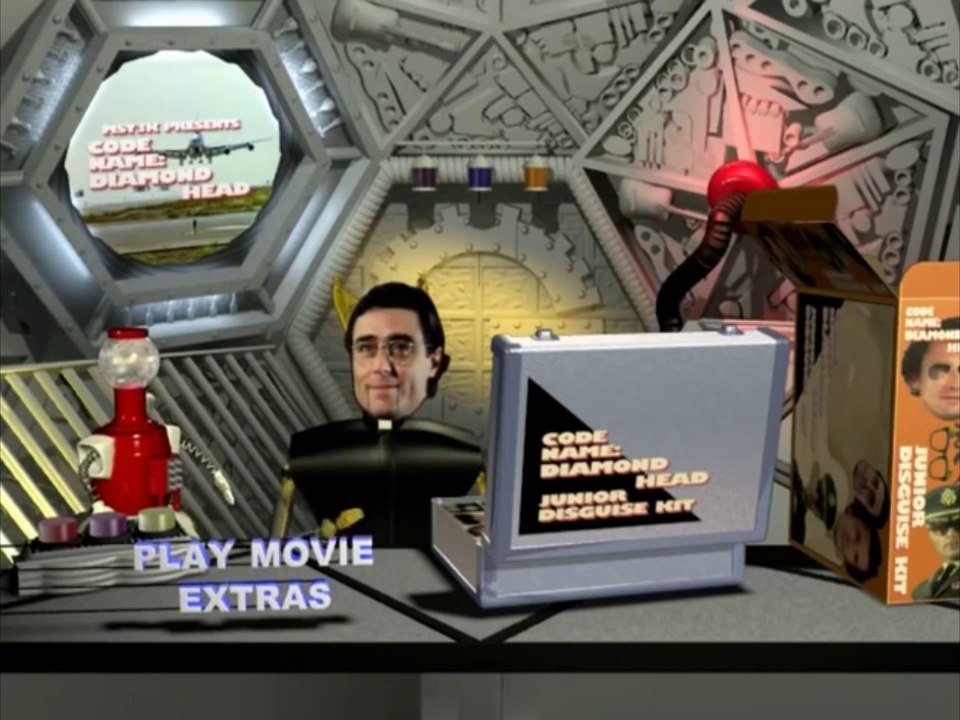 MST3K: Code Name: Diamond Head - DVD Menu
