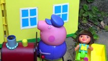 Peppa Pig e George Vão Acampar com a Dora Aventureira! Em Português [Parte 1]