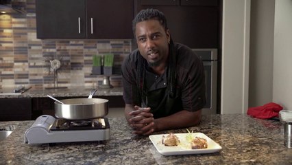 Smoked Pheasant Stuffed Potato with Peppercorn-Paté Vodka Cream Sauce