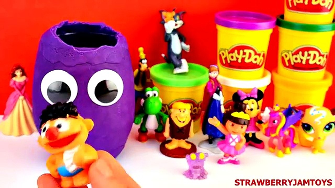 Frozen Magic Play Doh Surprise Egg Shopkins Minnie Mouse My Little Pony LPS by StrawberryJamToys