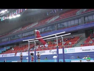 John Orozco - Parallel Bars - 2014 World Championships - Podium Training