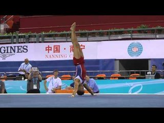 Paul Ruggeri - Floor - 2014 World Championships - Podium Training