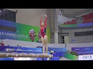 Kyla Ross - Balance Beam - 2014 World Championships - Podium Training
