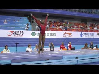 Simone Biles - Vault 1 - 2014 World Championships - Podium Training
