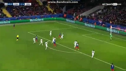 Konstatin Kuchaev Goal - CSKA Moscow 1-4 Manchester United - 27-09-2017 HD