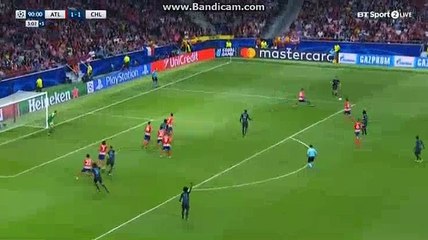 Michy Batshuayi Goal - Atletico Madrid 1-2 Chelsea - 27-09-2017 HD