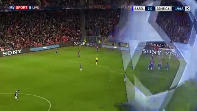 Dimitri Oberlin Goal HD - Basel 2-0 Benfica 27.09.2017