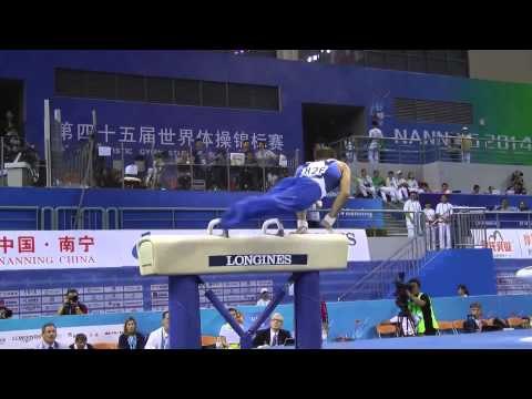 Sam Mikulak - Pommel Horse - 2014 World Championships - Qualifications