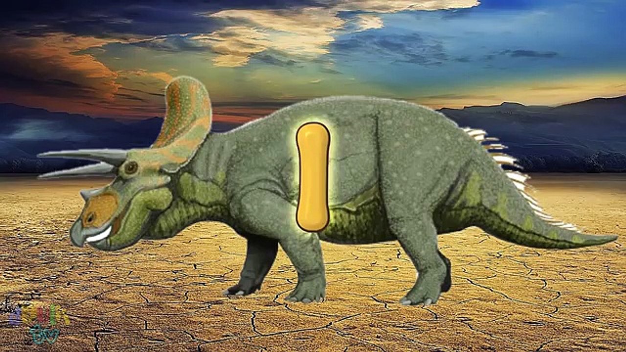 Jurassic Dinosaurs | Learn the english alphabet with animated dinosaurs for kids